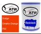 Preview: Dodge, Omaha Orange, P62: 500ml Lackdose, von ATW Autoteile West.